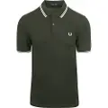 Fred perry for man. M3600 Polo Twin Tipped grey (M), Casual, Cotton, Short sleeve, Navy