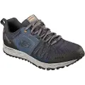 SKECHERS for man. 51591 Escape Plan sneakers brown, blue (41), Leather, Flat, Laces, Casual, Sport, Outdoor, Multisport, Navy