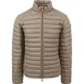 Save the Duck for man. D32430M-GIGA01 Alexander beige jacket (XXL), Casual, Nylon