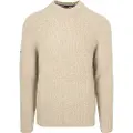 Superdry for man. M6110634A Thick beige raglan jumper (XL), Casual, Polyester