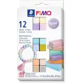 Fimo Soft Colour 12 stk. Pastellfarger FIMO