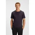 Hugo Boss for man. 50521245 Taul lilac T-shirt (6XL), Casual, Purple, Viscose, Short sleeve