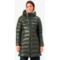 Blauer for woman. 25WBLDK02069 Long Coat Adelaide green (XS), Casual, Polyamide