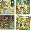 Adlibris Gnidde bilder med inspirasjon av Henri Rousseau Djeco