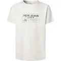 Pepe Jeans for man. PM5010094 Tharky T-shirt white (L), Casual, Cotton, Short sleeve