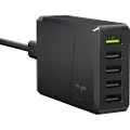 Green Cell 5xusb-svitsjet Strømforsyning 52w