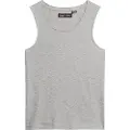 Superdry for woman. W6011849A Sleeveless t-shirt with wide round neckline grey (XS), Casual, Cotton, Sleeveless / Straps