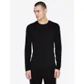 Armani Exchange for man. 8NZM77ZJA5Z1200 Maglia jumper black (L), Casual, Cotton, Recycled Cotton
