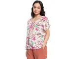 Roxy Sweet Hibiscus Kort Ermet V-hals T-skjorte