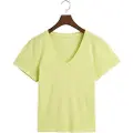 Gant Reg Sunfaded Kort Ermet V-hals T-skjorte