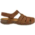 El naturalista unisex. 2586211ND005_023 Leather Sandals N5862 Tabernas brown (39), Flat, Velcro, Casual