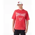 New Era Nba Washed Chicago Bulls T-skjorte
