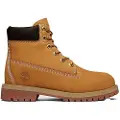Timberland unisex for kids. TB1129097131 Leather boots 6 Inch Premium yellow (35.5), Flat, Laces, Casual, children's fashion