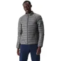 JOTT for man. P000MDOW02 Mat grey feather down coat (S), Casual, Polyamide