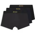 Hugo Boss Gold Logo 10272529 Trunk Boxers 3 Enheter