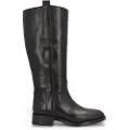 Alpe for woman. 518517 Couture leather boots black (37), 1 to 3 cm, Zip, Casual