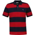 Gant Block Stripe Kortermet Poloskjorte