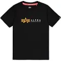 Alpha industries Label Kortarmet T-skjorte