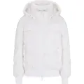 EAX for woman. XW000228AF12286U0002 Hooded Quilted Jacket white (XS), Casual, Polyamide