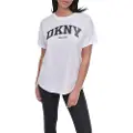 DKNY Arched Varsity Glitter Logo Kortarmet T-skjorte