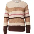 Pepe Jeans for woman. PL7000046 Cassandra beige jumper (XS), Casual, Polyester