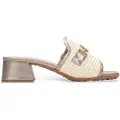 Hispanitas for woman. RHV254071 Leather Sandals Dallas beige (41), 3 to 5 cm, None, Casual