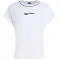 Karl Lagerfeld Drapey Logo Kortarmet T-skjorte