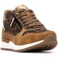 Refresh for woman. 17295801-CAMEL Trainers 172958 brown (37), Flat, Laces, Zip, Casual