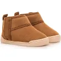 Mtng unisex for kids. 49306 Booties Free Baby brown (22), Flat, Casual, children's fashion