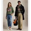 Ralph Lauren unisex. 710718281010 The iconic green flag jersey (XL), Casual, Cotton