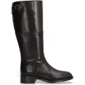 Alpe for woman. 534908 Couture leather boots black (38), 1 to 3 cm, Zip, Casual