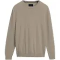 Hackett London for man. HM7000143 Plain beige jumper (S), Casual, Cotton
