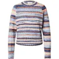 Pepe Jeans for woman. PL7000057 Light blue multicoloured jumper (XS), Casual, Multicolor, Polyester