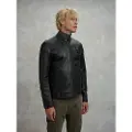 Blauer for man. 25WBLUL02318 Ripley leather jacket black (M), Casual