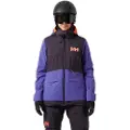 Helly Hansen Powchaser 2.0, Skijakke, Dame, Black Grape