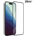 24hShop Herdet skjermbeskytter med svart ramme for iPhone 12 Pro Max