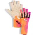 Puma FUTURE Ultimate NC Football Goalkeeper Gloves, Accessories, Heat Fire/Ravish, 10.5