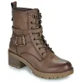 Refresh for woman. 17324702-TAUPE Ankle boots 173247 brown (38), 3 to 5 cm, Zip, Casual