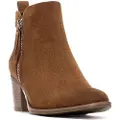 Refresh for woman. 17318001-CAMEL Ankle boots 173180 brown (41), 3 to 5 cm, Zip, Casual