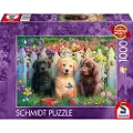 Adlibris Cute Puppies Scene Puslespill 1000 Brikker Schmidt