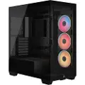Corsair iCUE LINK 3500X LX-R RGB - Mid tower - utvidet ATX (E-ATX) - sidepanel med vindu (herdet glass) - ingen strømforsyning (ATX) - svart - USB/lyd