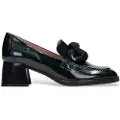 Hispanitas for woman. HI243703 Leather Shoes Menorca green (38), 3 to 5 cm, None, Casual, Party
