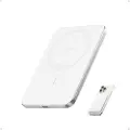 Anker MagGo Power Bank 5K Slim - White Nødlader - Hvit - 5000 mAh