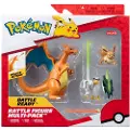 Jazwares Battle Figure Multi-Pack with Charizard Eevee and Sirfetch'd