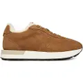 Hugo Boss for woman. 50552652 Kiria brown leather trainers (40), Flat, Suede, Laces, Casual