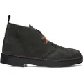 Clarks for man. 26182778 Desert Loden green leather ankle boots (45), Flat, Suede, Laces, Casual