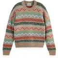 Scotch & Soda Fair Isle Relaxed Fit Genser