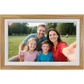 Lippa Frameo Digital Picture Frame 15.6" - Wood