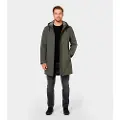 Ecoalf for man. MCMGAJKNEVE00167W25-094 Coat Neve soft green (S), Casual, Recycled Polister, Sustainable
