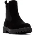 Refresh for woman. 17302702-NEGRO Ankle boots 173027 black (38), Flat, 1 to 3 cm, Zip, Casual